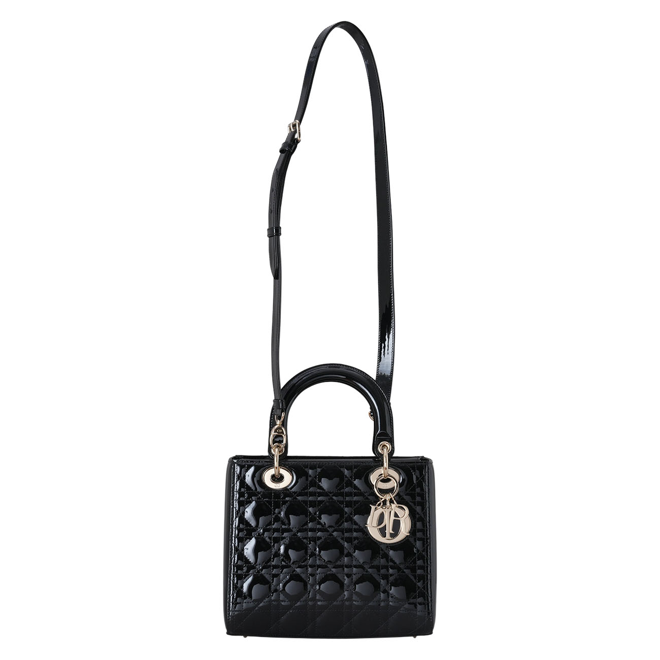 CHRISTIAN DIOR(USED)크리스찬 디올 페이던트 레이디백 미듐